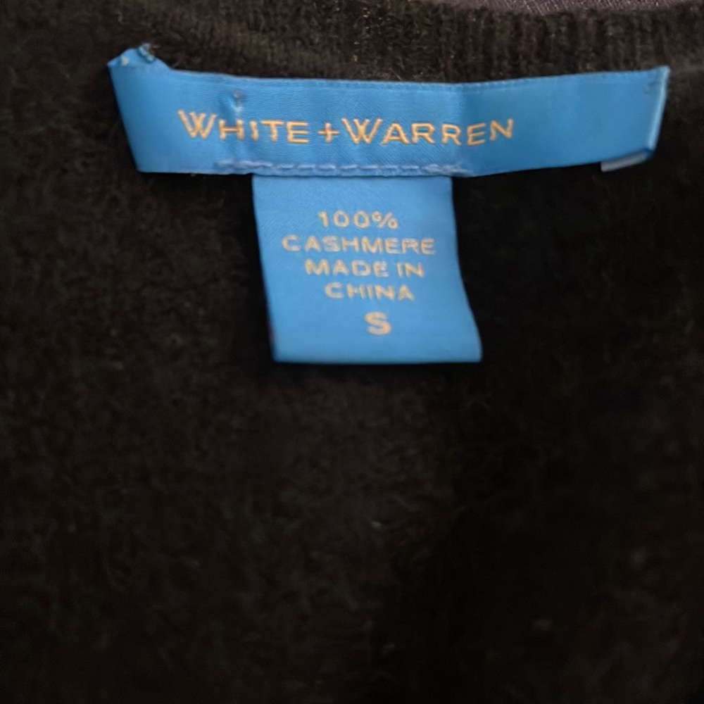 White + Warren cashmere tank top